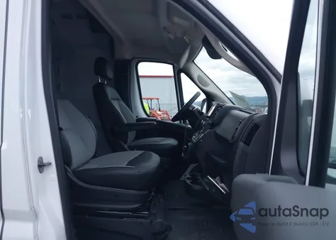 2025 Ram Promaster 2500 Tradesman High Roof 159 Wb W/Pass Seat from USA, damaged, VIN 3C6LRVDGXSE507531